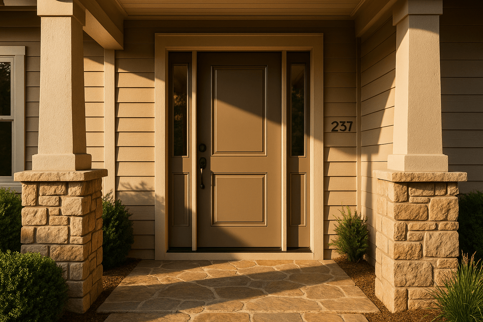 2 Panel Shaker — Exterior Doors
