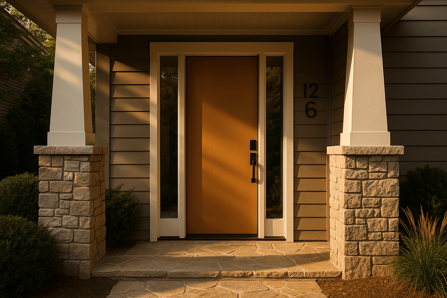 Flush Fiberglass — Exterior Doors