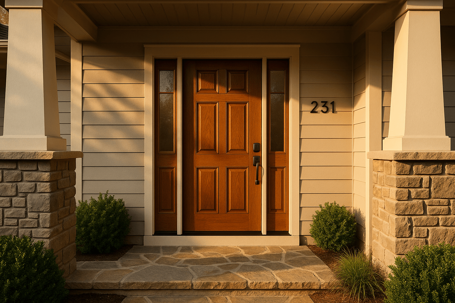 Plastpro DRF Woodgrain Fiberglass — Exterior Doors