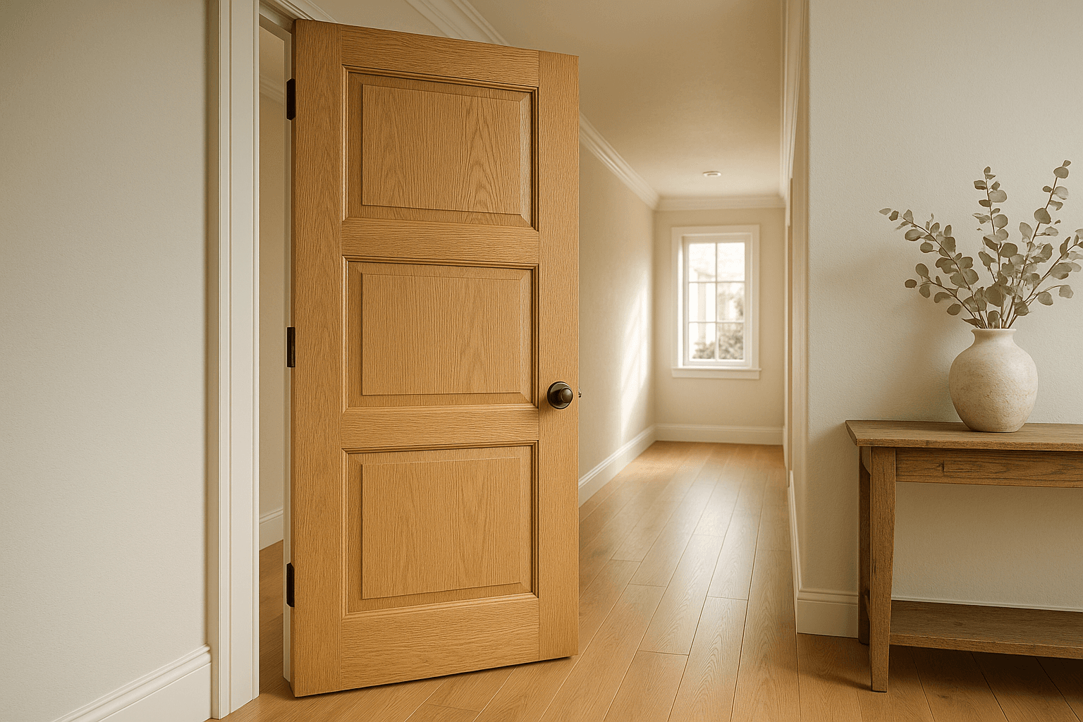 3-panel Oak — Interior Doors