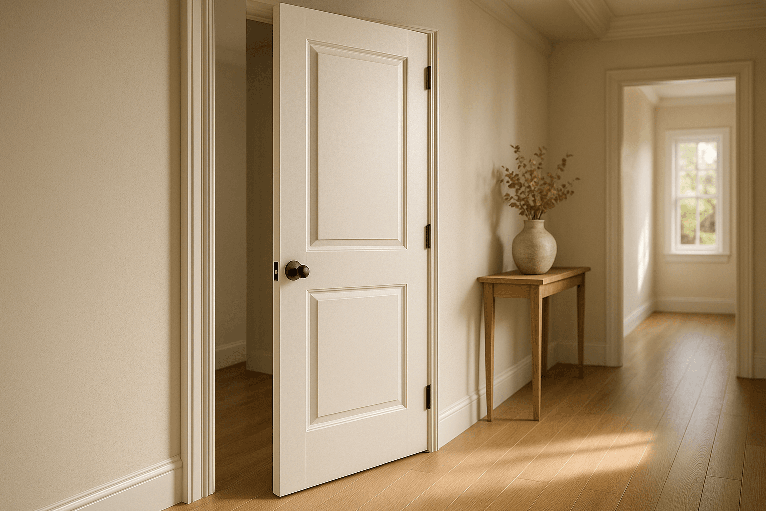 3-panel Solid Core Mdf — Interior Doors