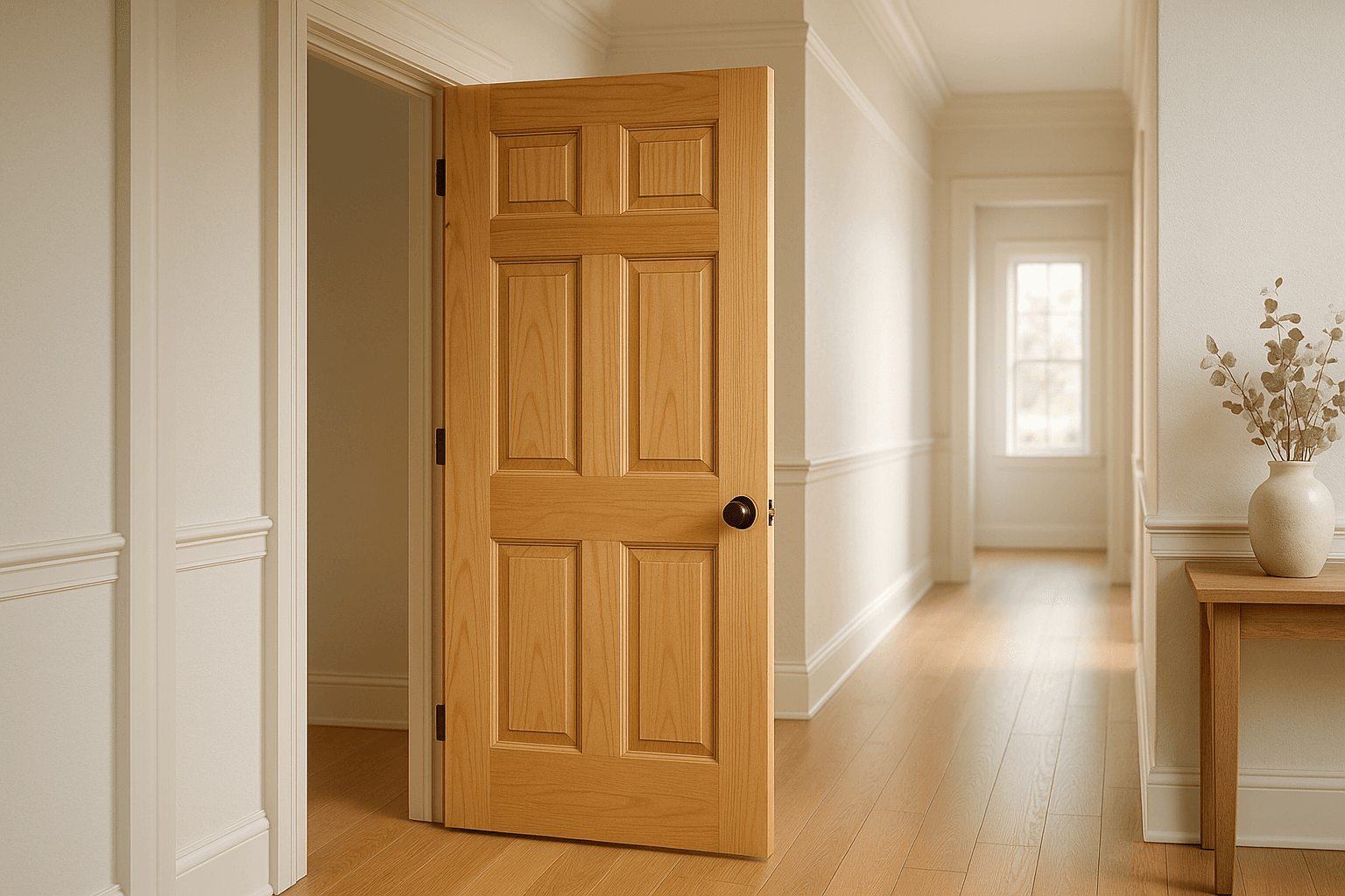 6-panel Hollow Core Pine — Interior Doors