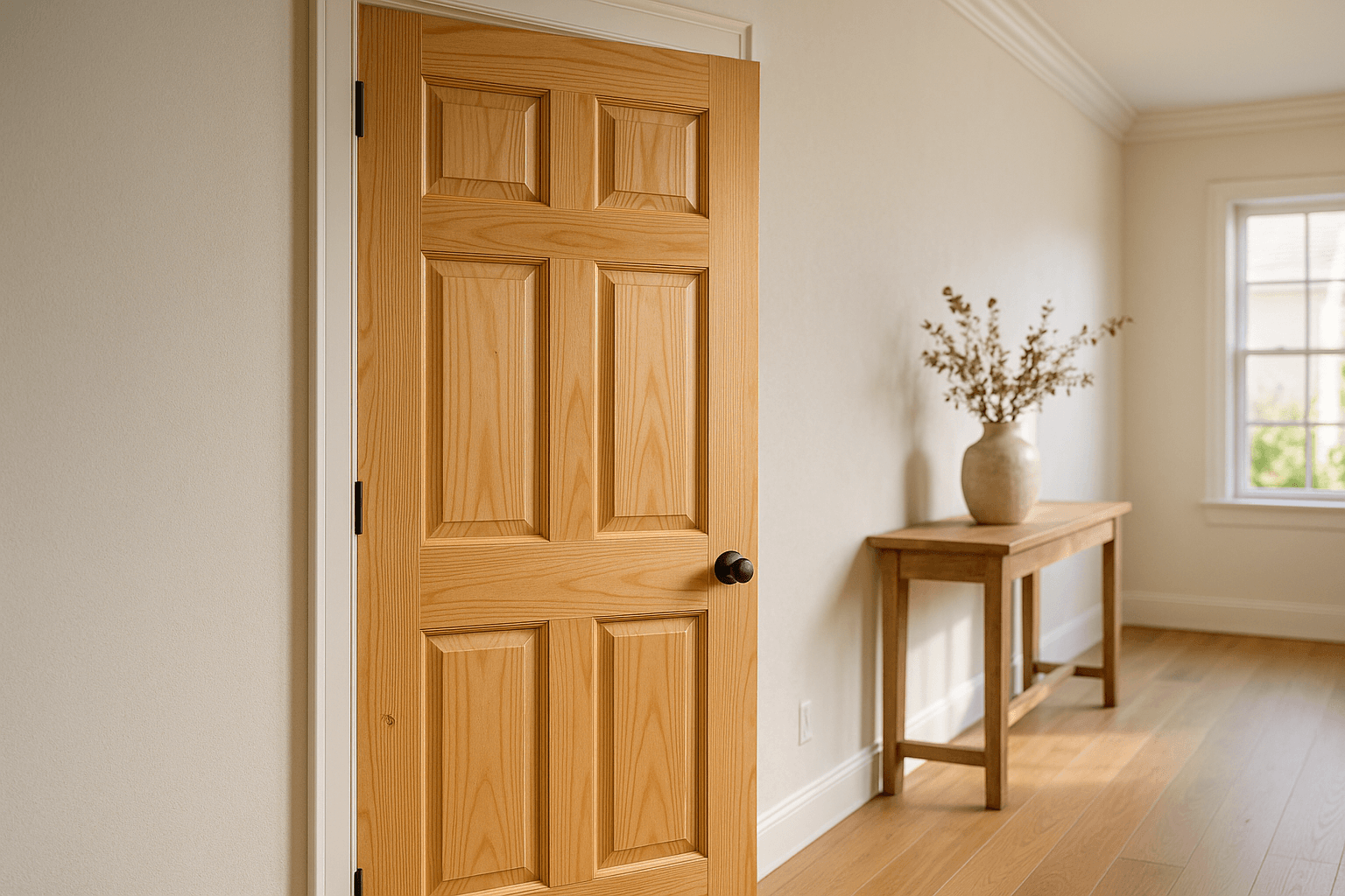 Pine 6 Panel Hollow Core — Interior Doors