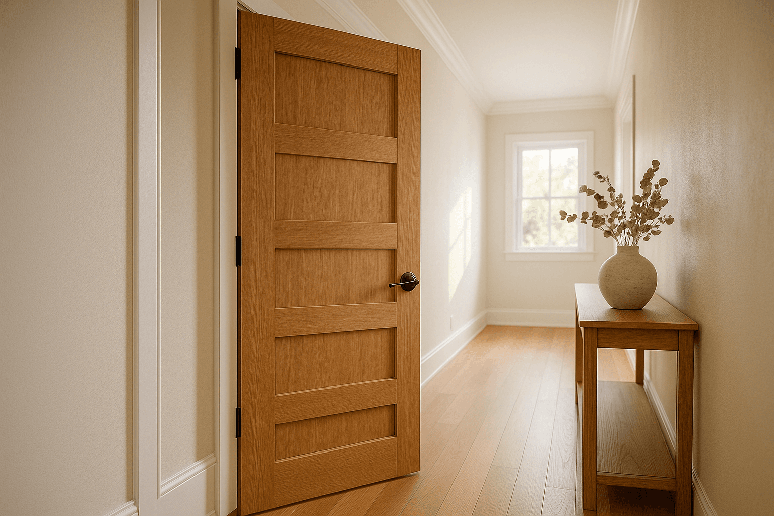 Simpson 755 FP Shaker Flat Panel — Interior Doors