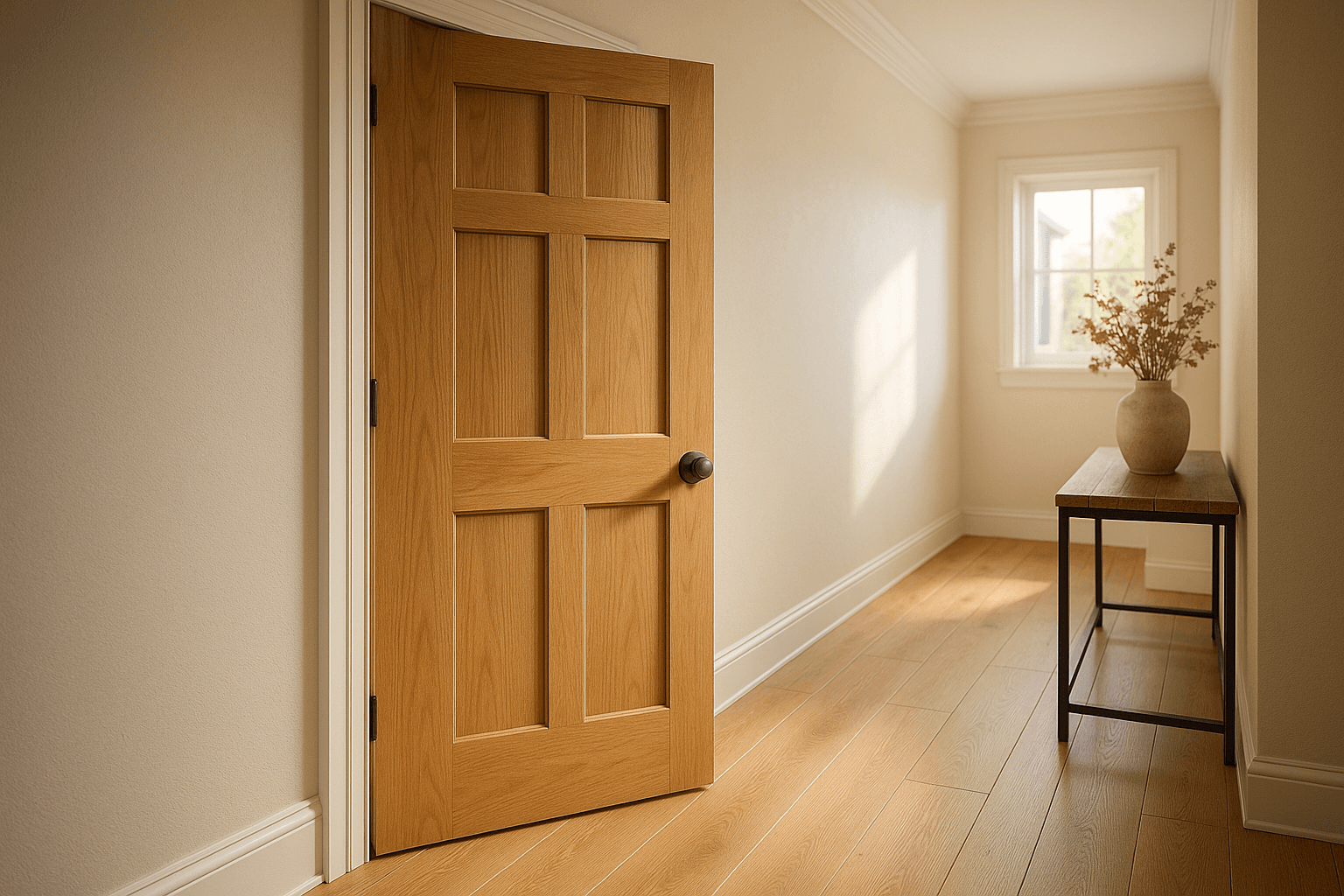 Simpson 766 FP Shaker Flat Panel — Interior Doors