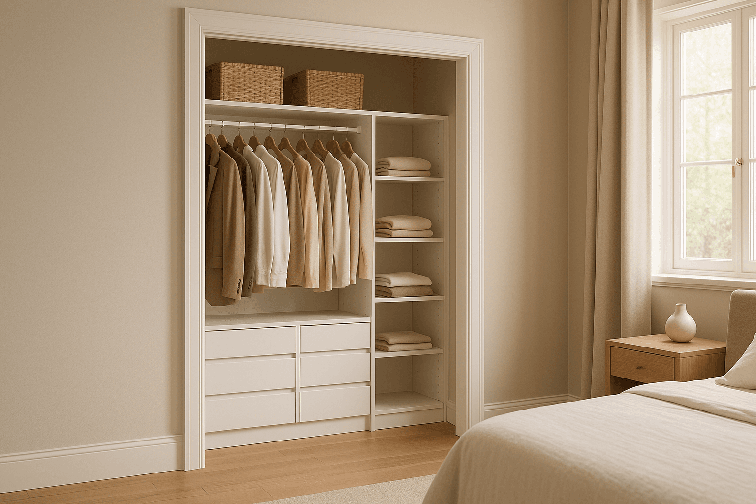 Closet & Shelf — Stairs & Access