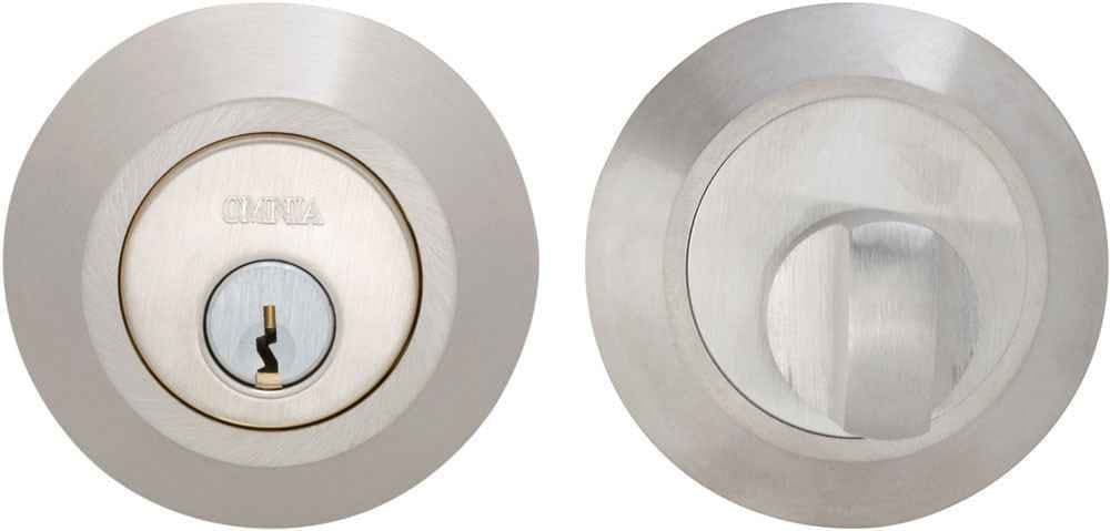 Omnia Auxiliary Deadbolt (Stainless)