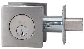 Omnia Auxiliary Deadbolt (Stainless)