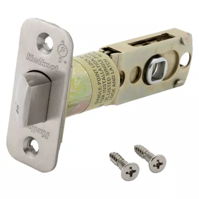 Kwikset Round Corner Adj Plain Latch UL 3hr — manufacturer family view