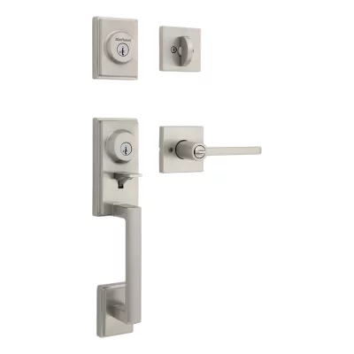 Kwikset Peralta Handleset with Halifax Lever - Deadbolt Keyed One Side - featuring SmartKey — manufacturer family view