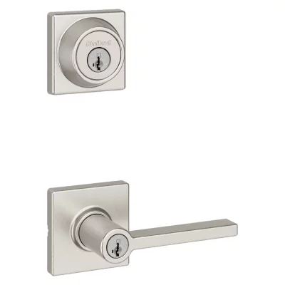 Kwikset Casey Square Security Set - Deadbolt Keyed One Side - featuring SmartKey — manufacturer family view