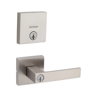 Kwikset Singapore Rectangle Security Set - Deadbolt Keyed One Side - featuring SmartKey — manufacturer family view