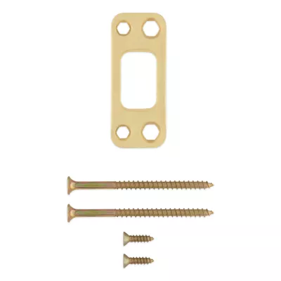 Kwikset Deadbolt Round Corner Strike with Screws — manufacturer family view