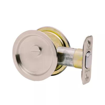 Kwikset 93350 - Round Pocket Door Lock