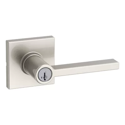 Kwikset Casey Push Button Lever (Square) - Light Commercial - Keyed - featuring SmartKey — manufacturer family view