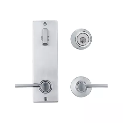 Kwikset Metal Interconnect Levers - Key Control Deadbolt with Ladera Passage Lever — manufacturer family view