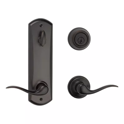 Kwikset Metal Interconnect Levers - Key Control Deadbolt with Tustin Passage Lever — manufacturer family view