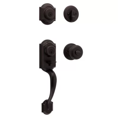 Kwikset Montara Handleset with Juno Knob - Deadbolt Keyed One Side - featuring SmartKey — manufacturer family view
