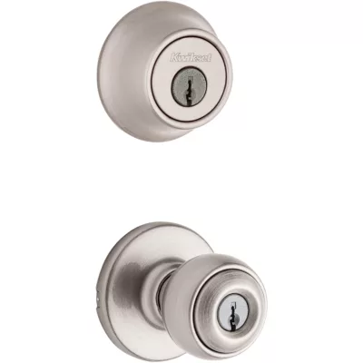 Kwikset Polo Security Set - Deadbolt Keyed One Side - with Pin & Tumbler