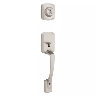 Kwikset Henley Handleset - Deadbolt Keyed One Side (Exterior Only) - featuring SmartKey — manufacturer family view