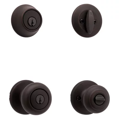 Kwikset Cove Security Set - Deadbolt Keyed One Side - with Pin & Tumbler — manufacturer family view