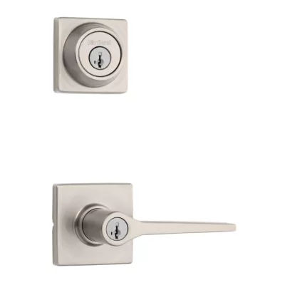 Kwikset Hollis Square Security Set - Deadbolt Keyed One Side - featuring SmartKey — manufacturer family view