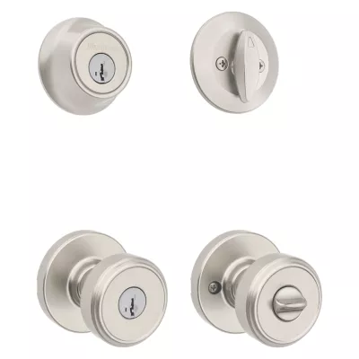 Kwikset Maven Round Security Set - Deadbolt Keyed One Side - featuring SmartKey — manufacturer family view
