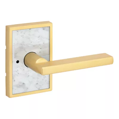 Kwikset Halifax Lever (Rectangle) with Canvas Trim - Bed/Bath — manufacturer family view