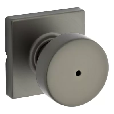 Kwikset Pismo Knob (Square) - Bed/Bath — manufacturer family view