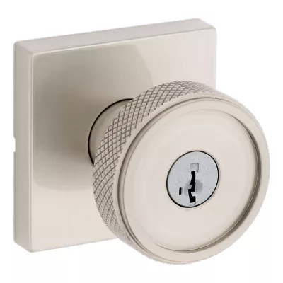 Kwikset Raya Knob (Square) - Keyed - featuring SmartKey — manufacturer family view