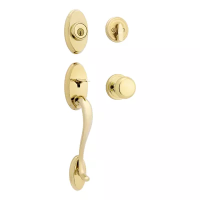 Kwikset Shelburne Handleset with Juno Knob - Deadbolt Keyed One Side - featuring SmartKey — manufacturer family view