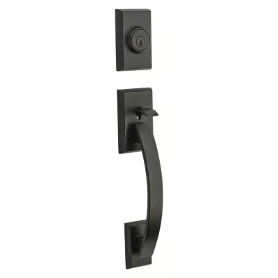 Kwikset Tavaris Handleset - Deadbolt Keyed One Side (Exterior Only) - featuring SmartKey — manufacturer family view