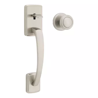 Kwikset Brentford Handle with Henrik Knob (Round) — manufacturer family view