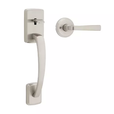 Kwikset Brentford Handle with Trafford Lever — manufacturer family view