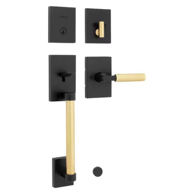 Kwikset Prava Handleset with Prava Lever (Rectangle) - Deadbolt Keyed One Side - featuring SmartKey — manufacturer family view