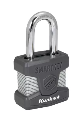 Kwikset 2 in Laminated Steel Padlock with 1-1/2 in Boron Carbide Shackle - featuring SmartKey — manufacturer family view