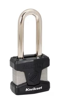 Kwikset 2 in Laminated Steel Padlock with 2-1/2 in Stainless Steel Shackle - featuring SmartKey — manufacturer family view
