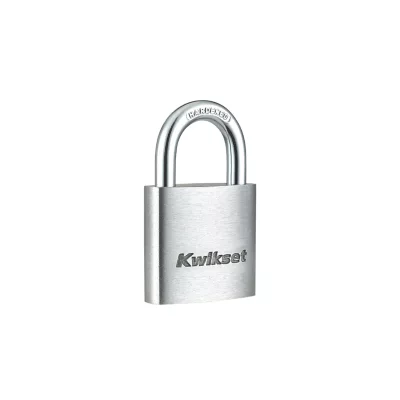 Kwikset 1-1/4 in Aluminum Padlock with 5/8 in Hardened Steel Shackle — manufacturer family view