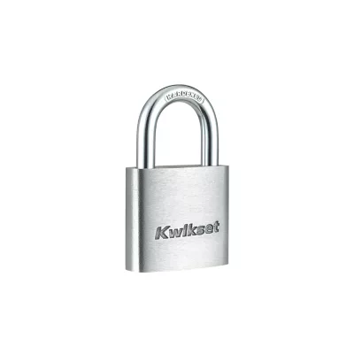 Kwikset 1-1/2 in Aluminum Padlock with 7/8 in Hardened Steel Shackle — manufacturer family view