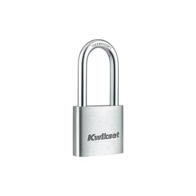 Kwikset 1-1/2 in Aluminum Padlock with 1-1/2 in Hardened Steel Shackle — manufacturer family view