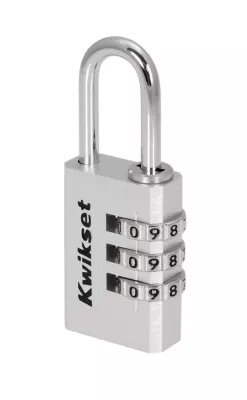 Kwikset 1-1/8 in Aluminum Combination Padlock — manufacturer family view