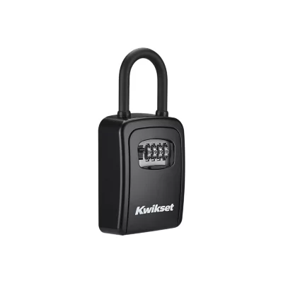 Kwikset 3-1/2 in Portable Key Storage Combination Lock Box — manufacturer family view