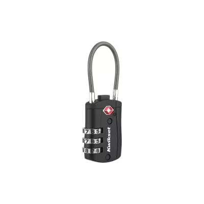 Kwikset 1-3/16 in TSA Approved Combination Luggage Lock with Cable — manufacturer family view