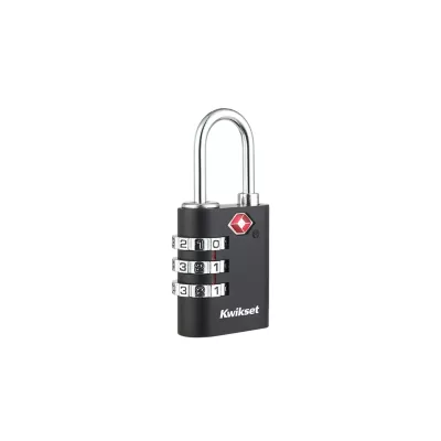 Kwikset 1-3/16 in Round Body TSA Approved Combination Luggage Lock — manufacturer family view
