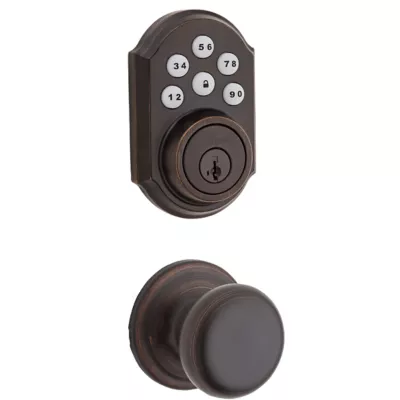 Kwikset 909 Smartcode Traditional Electronic Deadbolt with Hancock Knob — manufacturer family view