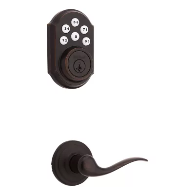 Kwikset 909 Smartcode Traditional Electronic Deadbolt with Tustin Lever — manufacturer family view