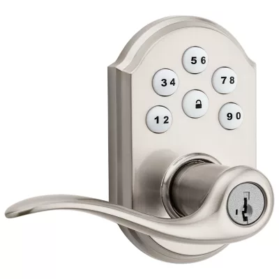 Kwikset 912 SmartCode Electronic Tustin Lever with Z-Wave Technology