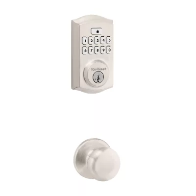 Kwikset 260 Smartcode Traditional Electronic Deadbolt with Hancock Knob