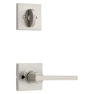 Kwikset Casey and Deadbolt Interior Pack (Square) - Deadbolt Keyed One Side - for Kwikset Series 687 and 800 Handlesets — manufacturer family view