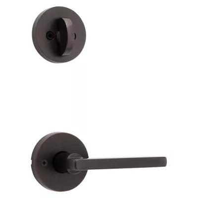 Kwikset Halifax and Deadbolt Interior Pack (Round) - Deadbolt Keyed One Side - for Signature Series 800 and 687 Handlesets — manufacturer family view